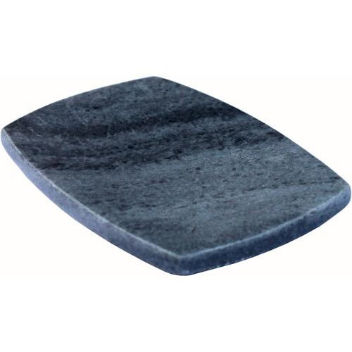 KLEO Natural Stone Soap Dish or Bath Accessories for Bath Tub or Wash Basin (Black with Natural Lines)