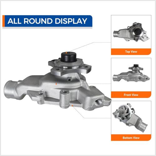 MACEL AW7164 Water Pump with Gasket Compatible with [4.0L L6 Only] 1999-2004 Jeep Grand Cherokee, 2000-2006 Jeep TJ, Wrangler