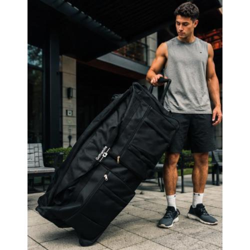 46-inch Rolling Duffle Bag with Wheels, XL Duffle Bag With Rollers, Heavy Duty Oversized Storage Bag