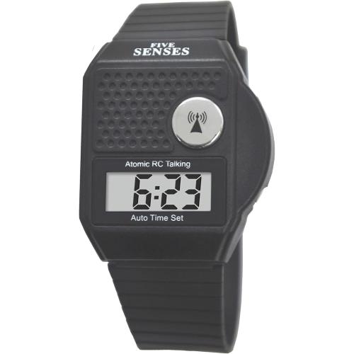 FIVE SENSES - English Atomic Talking Watch, Easy to use for Seniors Blind Men Women, Loud Talking Watch with Sound for Vision Impaired, Watches for Elderly Women, Blind People Products 1026