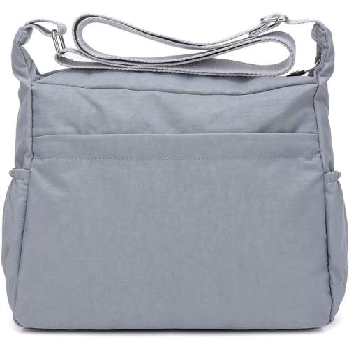 MINTEGRA Crossbody Bag for Women Nylon Waterproof Shoulder Purse Messenger Bag Lightweight Pocketbooks