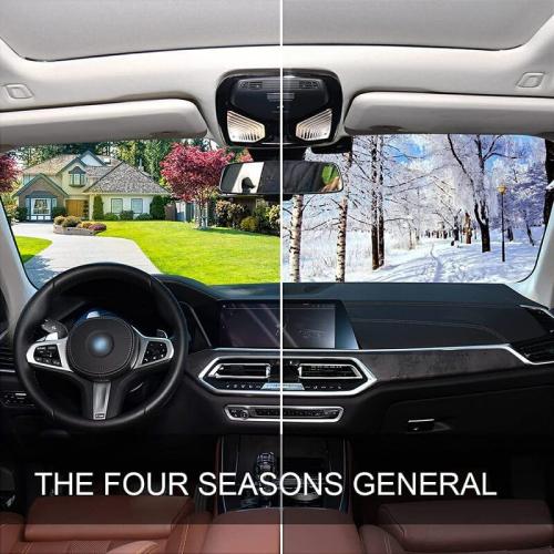 Cute Highland Cow Windshield Sun Shade Flodable for SUV Trucks Car Watercolor Universal Accordion Folding Auto Front Window Sunshade Visor Shield Cover Protector 55x27.6 in