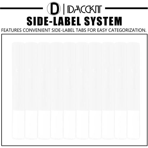 D DACCKIT Card Binder 16 Pocket - Fits 1024 Cards，4X4 Ringless Card Album with Sleeves for Trading Cards & Sports Cards（Model A，Classic White）