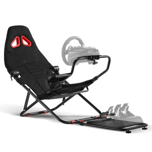 RACGTING Racing Simulator Cockpit for G920 G29 G923, Foldable Racing Simulator for Thrustmaster T248X T248 T300 T150 458 TX Xbox PS5 PS4 PC (Black), might miss pieces