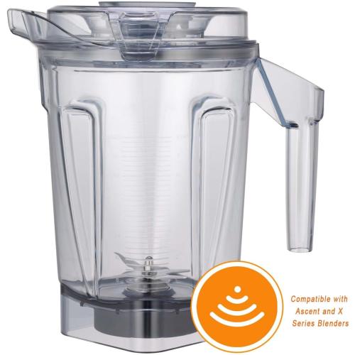 for Vitamix Blenders 64oz Ascent Container, replace A2300 A2500 A3300 A3500 X2 X3 X4 X5 V1200 V1500, compatible with Ascent/Ascent X/Venturist Series Pitcher Jar Cup