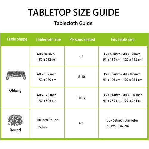 LUSHVIDA Moroccan Outdoor Round Tablecloth with Umbrella Hole and Zipper, 60 Inch Silver, Waterproof Wrinkle Free Table Cloth Decorative Fabric Washable Table Cover for Patio, Party, Picnic