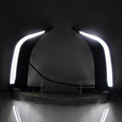 LED Fog Lights DRL Fits 2025 2026 Toyota Camry SE XSE | Front Bumper White Daytime Running Light, Amber Sequential Turn Signal, Driving Lamp, OEM Replacement Accessories