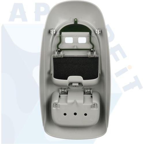 Overhead Console w/Sunglasses Holder & Storage Cover Gray 2C3Z-25519A70-AAC Compatible with 2002-2004 Ford F250 F350 F450 F550 Super Duty Truck Interior Roof Accessories Parts