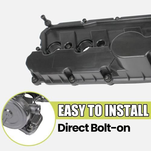 Valve Cover Compatible with VW Golf Passat Jetta Rabbit Beetle 2.5L L5 2005-2018 Replace 07K103469L 07K103469F