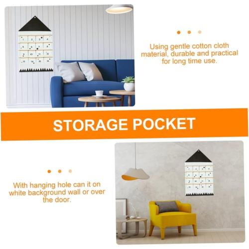 BUGUUYO Wall Hanging Pocket Organizer Door Storage for Classroom Dormitory and Home Use Material Strong Load Bearing Easy Installation Walls Doors