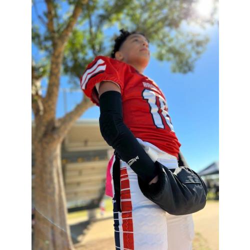 COOLOMG Padded Arm Sleeves Compression Elbow Pads for Volleyball Basketball Football Youth Kids Adult