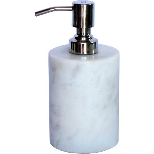 Color White Marble Soap/Lotion Dispenser - Stone Bathroom Accessories Set Marble Bath Set - White