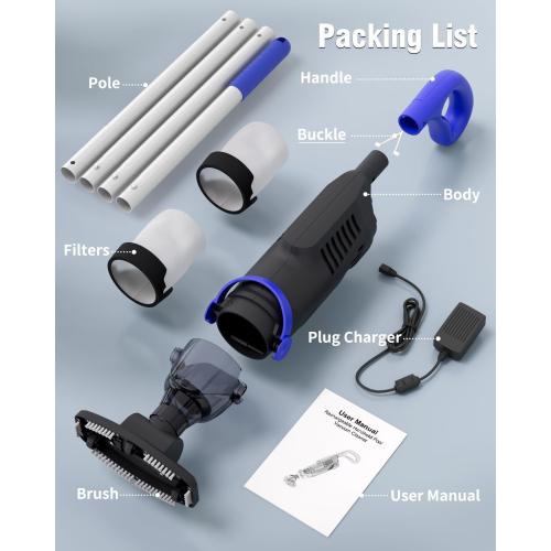 (2026 Upgrade) Little Shark Cordless Pool Vacuum