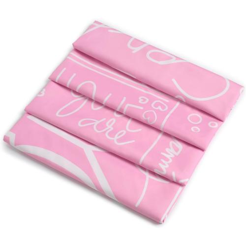 Miytal Quote You Are Inspirational Wall Tapestry, Positive Saying Wall Art Wall Hanging Pink Aesthetic Tapestry for Teen Girl Bedroom Dorm 51.2 x 59.1 Inches - White Pink