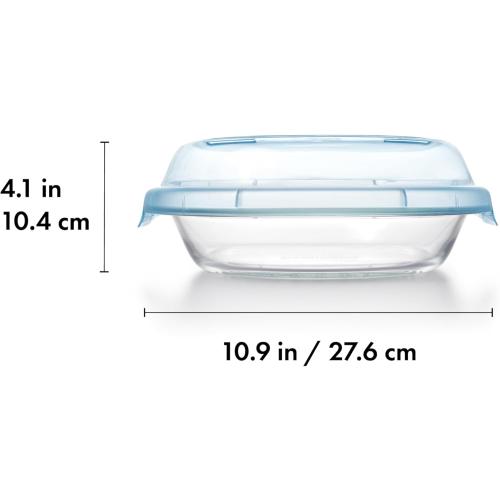 OXO Good Grips GLASS PIE PLATE WITH LID