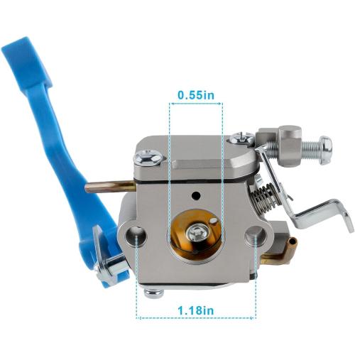 125BX Carburetor for Husqvarna 125B Blower 125BX 125BVX 590460102 545081811 Handheld Leaf Blower with 125B Tune UP Kit 545112101 Air Filter Fuel Line Kit