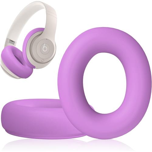 Silicone Case Compatible with Studio Pro, Silicone Ear Pads Cover Protector Headband Cover, Anti-Scratch, Washable Protective Cover for Studio Pro Ear Pads - Purple