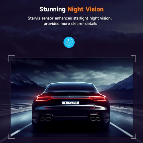 Dash Cam 2.5K 1440P Front Dashcam for Cars, E-YEEGER Mini WiFi Hidden Dashcams with App, Night Vision Car Camera, 24H Parking Mode, G-Sensor, Loop Recording, Free 32G Card, Support 256GB Max, Black