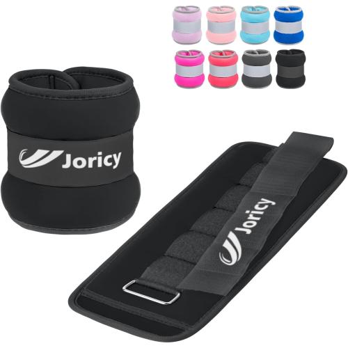 Ankle Weights A Pair of 1/2/3/4/6/8/10/12/20 LBS Wrist Leg Arm Weights for Women Men with Adjustable Straps, Strength weighted for Physical Therapy Running Walking Home Fitness Gym Workout Weight Loss