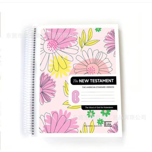 The Bible in a Year, 52-Week Bible Study Guide & Reading Plan, Christian Gifts for Adults & Teens, A5 Devotional Notebook(A)
