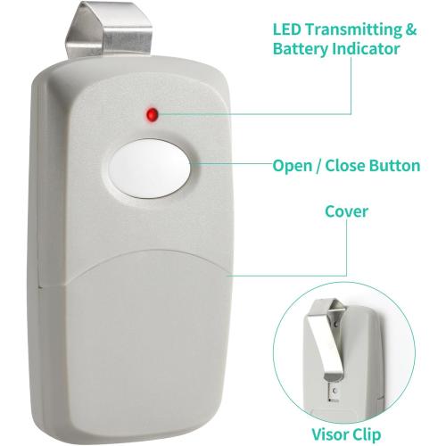 Set of 3 Replacement for Multicode Garage Gate Door Opener Remote,3089,308911,MCS308911,10 Dip Switch,300MHZ