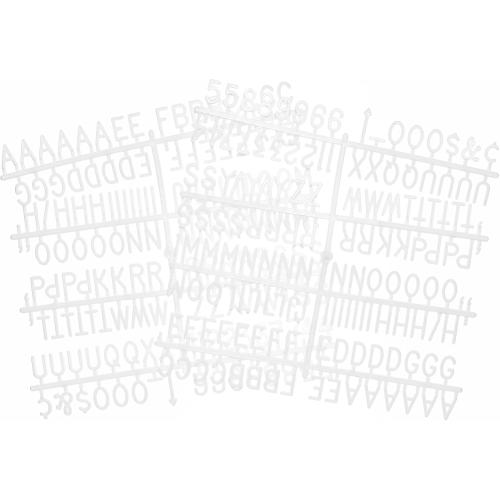 Felt Letter Board with 294 Letters, Numbers & Symbols - 10 x 10 inch Changeable Message Board with Wooden Frame Wall Mount Hook, Pink & Wood