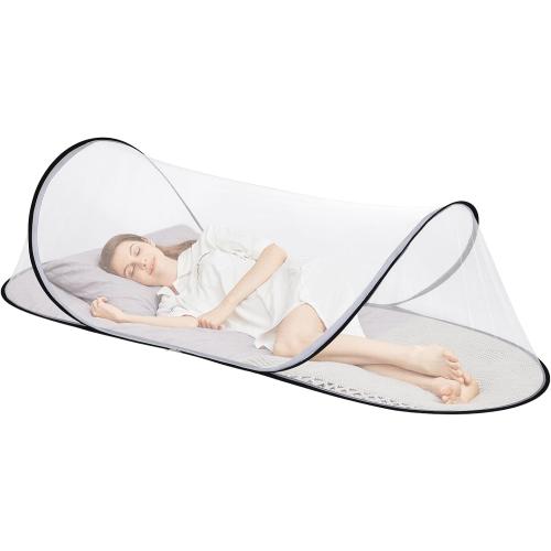 78.7 x 31.5 x 23.6 Inch Large Pop Up Mosquito Net, Collapsible Portable Mosquito Tent, Suitable for Adult Baby Bedroom, Outdoor Camping Use