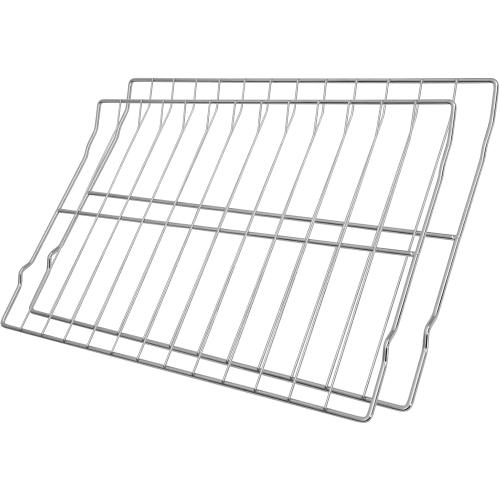 DG75-01001C DG75-01001D Oven Rack Repalcement for Samsung Oven Accessories | 304 Stainless Steel DG75-01001C Oven Rack for Samsung Oven Accessories NE63A6511SS NX60A6511SS NE59T4311SS 2Pcs