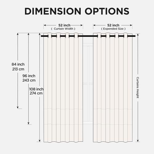 Joydeco Blackout Curtains for Bedroom 95 Inch, Black Curtains with Grommets, Noise Reducing Energy Saving Wrinkle-Free Thermal Insulated & Room Darkening Drapes for Living Room, 2 Panels