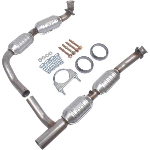 Y Pipe Catalytic Converter 50493 Replacement for Ford E-150 E-250 E-350 Super Duty 5.4L 2005-2008 AKWH