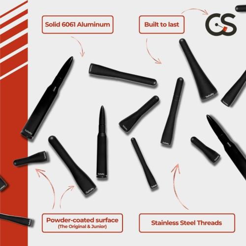 CravenSpeed Stubby Antenna Compatible with Ford Focus 2008-2018 | 4 Inches | Short Antenna Replacement | Made in The USA