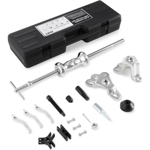 Orion Motor Tech Slide Hammer, 9-Way Internal/External Slide Hammer Puller Set - Pulls Hubs, Rear Wheel Axle Shafts, Bearings, Bushings, Seals, Retainers - missing parts
