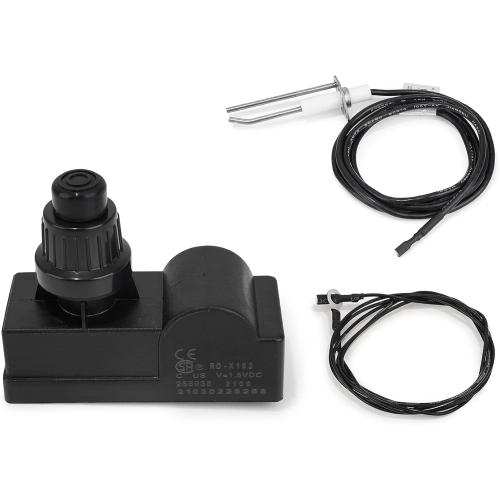 Stanbroil Fire Pit Push Button Ignition Kit with 2 Outlet and Ground Wire for Fire Pit Gas Burner System, AAA Battery