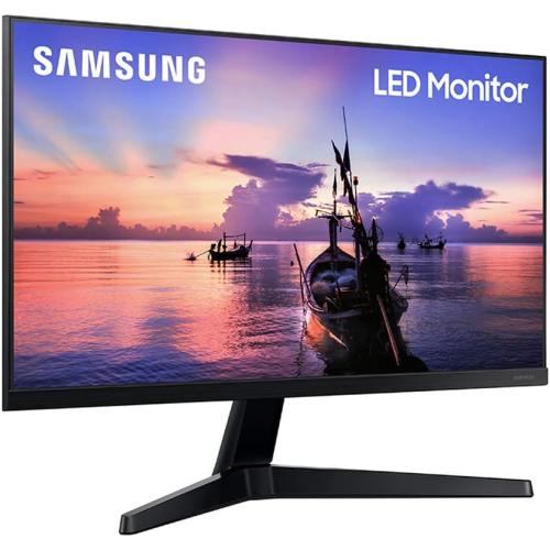 Black SAMSUNG 22 T350 Series FHD 1080p Computer Monitor, 75Hz, IPS Panel, HDMI, VGA (D-Sub), 3-Sided Border-Less, FreeSync, LF22T350FHNXZA