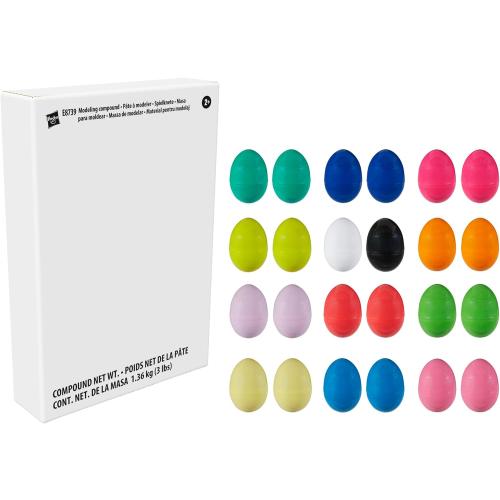 Play-Doh Eggs 24-Pack, Dinosaur & Dragon Egg Hunt Toys, Modeling Compound for Birthday Gifts & Party Favors, Summer Backyard Activities & Games, Kids Ages 2 and Up (Amazon Exclusive)