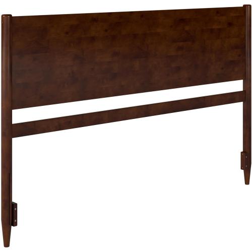 AFI, Pasadena Modern King Wood Panel Headboard, Walnut