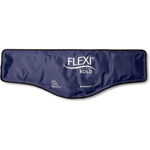 FlexiKold Gel Neck Ice Pack (23 X 8 X 5) - Reusable Cold Pack Compress (Therapy for Pain, Injuries of Neck, Lower Back, Shoulder, wrap Around Knee, Foot, Thigh, Elbow) - A6301-COLD