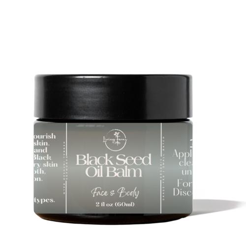 Black Seed Oil Balm - Nigella Sativa | 2oz | Vegan Skin Repair Ointment for Dry, Irritated Skin | Handmade In The USA | Non-GMO, Chemical-Free