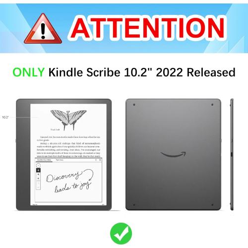 for Amazon Kindle Scribe Case Folio Cover 10.2 Inch for Women Girls Cute Fashion Design Girly Kawaii Boy Men Pretty Teens Unique Aesthetic E-Book Cases for Kindle Scribe 10.2