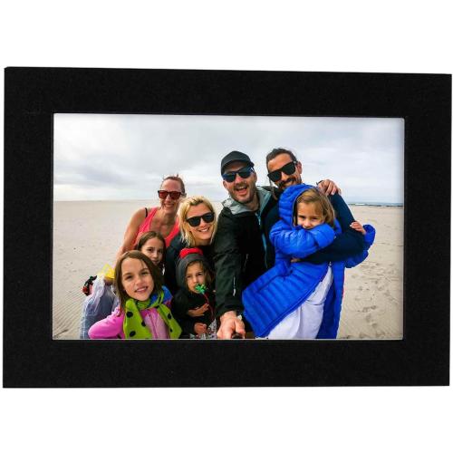 Poster Palooza 11x14 Mat Bevel Cut for 9x12 Photos - Acid Free Black with Black Core Precut Matboard - For Pictures, Photos, Framing - 4-ply Thickness