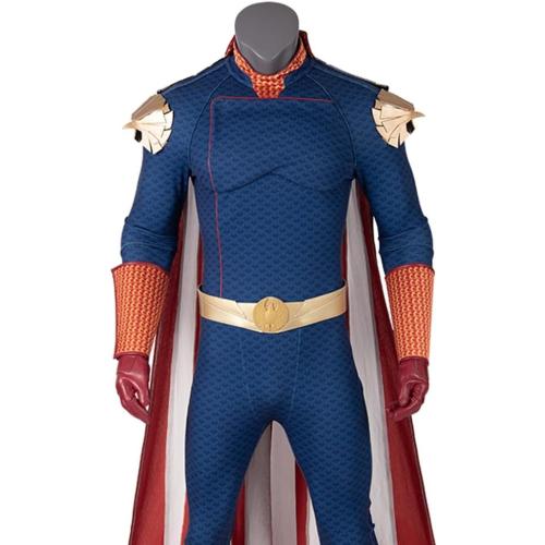 Size S...Mens Homelander Cosplay Costume, Homelander Battle Suit Antony Starr Jumpsuit Cloak Outfits for Halloween Xmas Party