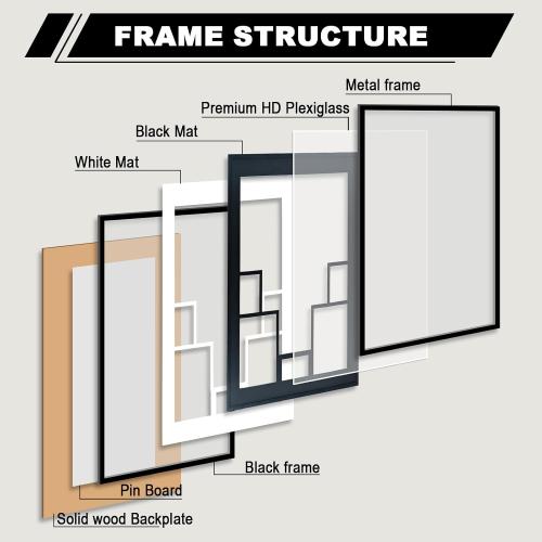 Aluminum Jersey Display Frame Case Large Shadow Box Jersey Frame with Photo Slots 98% UV Protection Clear Acrylic for Football, Hockey, Basketball, Baseball Shirt Ideal Gift for Sports Fans