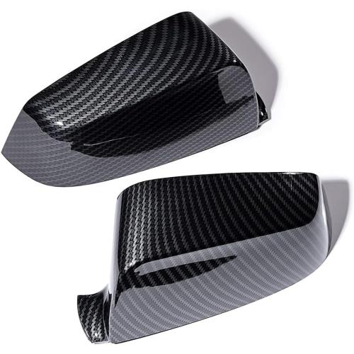 Astra Depot Left Right Side Mirror Covers Carbon Fiber Compatible with 2011-2013 BMW F06 F12 F13 640i 650i xDrive 650Ci LCI w/sidemirror turn signal
