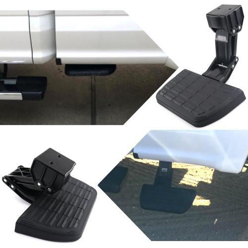 75413-01A Truck Side Step Retractable Step Compatible with 2017 2018 2019 2020 2021 2022 Ford F250 F350 Super Duty Bed Step Retractable