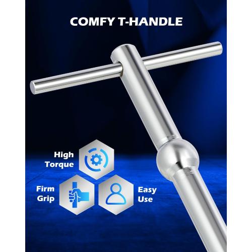 OMT Inner CV Axle Puller Tool Set with 5/8-18 Slide Hammer & Adapter | Inner CV Joint Removal Tool Kit | Front Wheel Drive Axle Puller Set Compatible with Taurus Sable FWDs from 1986 to 2021