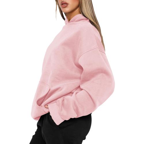 Size M . . Women's Hoodies Sweatshirts Cute Long Sleeve Tops Loose Fleece Pullover Shirts with Pocket