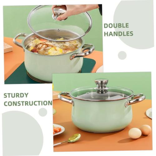 Mobestech Stainless Steel Stock Pot with Lid Heavy-Duty Cooking Pot for Soup and Stew Large Capacity Induction-Compatible Kitchen Cookware