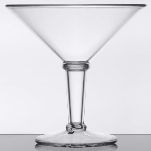 48oz G.E.T. Shatterproof Plastic Jumbo Martini Cocktail Glass, BPA Free, 48 Ounce, Clear