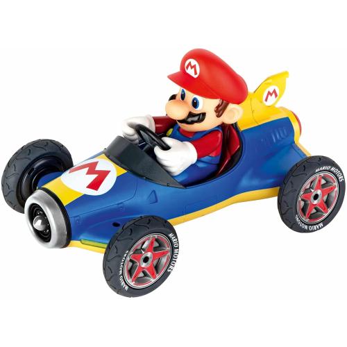 Carrera 181066 RC Official Licensed Kart Mach 8 Mario 1: 18 Scale 2.4 Ghz Remote Radio Control Car with Rechargeable Lifepo4 Battery - Kids Toys Boys/Girls