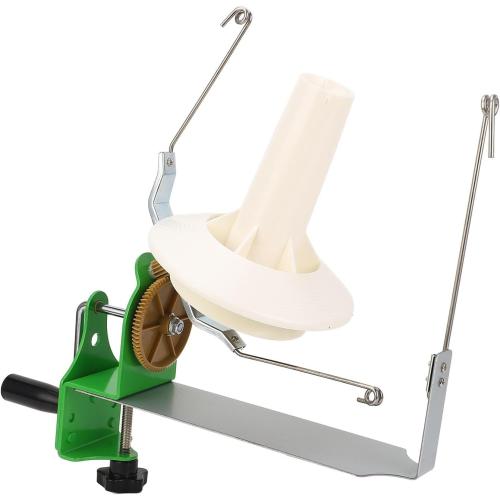 Manual Yarn Winder, Hand Crank Yarn Ball Winder with Improved Stability Spinner Manual Yarn Winder for Yarn Shops Craft Studios Fiber Arts Wool Knitting